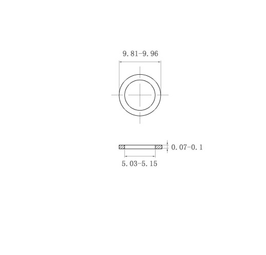 din988 Φ5*10*0.1 配合垫圈与支承垫圈